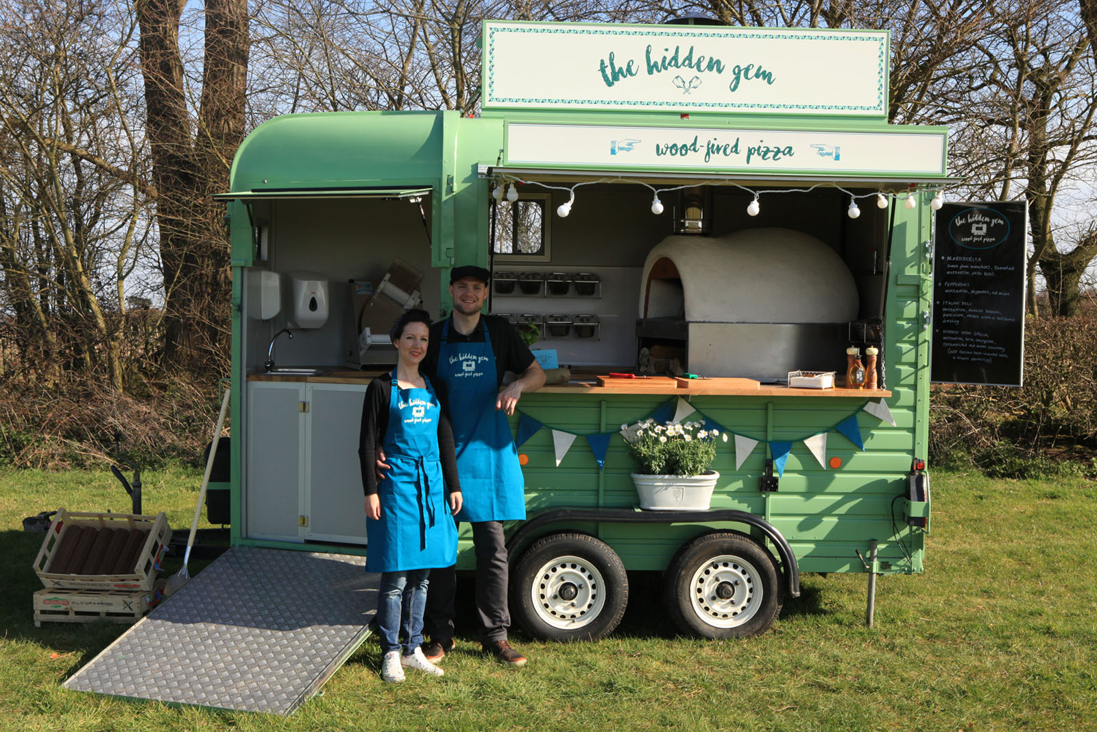 Hidden Gem Authentic Wood Fired Pizza Unique Vintage Event Catering